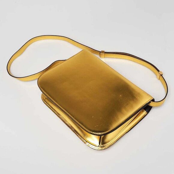 Celine Gold Smooth Leather Medium Box Bag - Picture 4 of 12